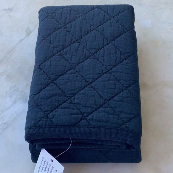 RALPH LAUREN JOURNEYS END TAIT NAVY EUROPEAN SHAM NEW - Picture 4 of 5